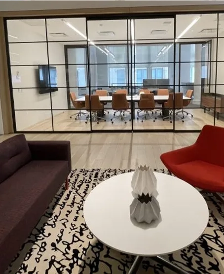 Corporate office modular wall project