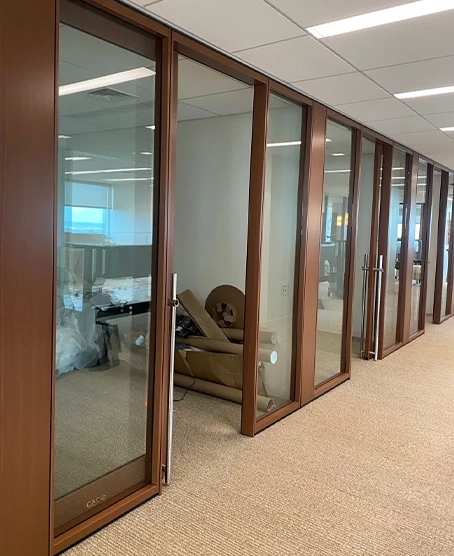 Office furniture and partition installation