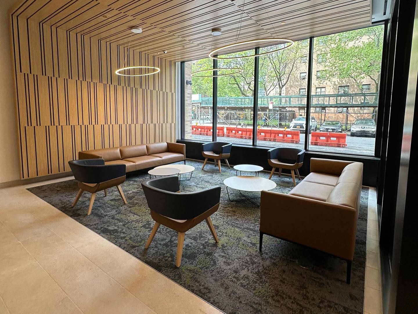 Modular wall system installation in New Jersey office